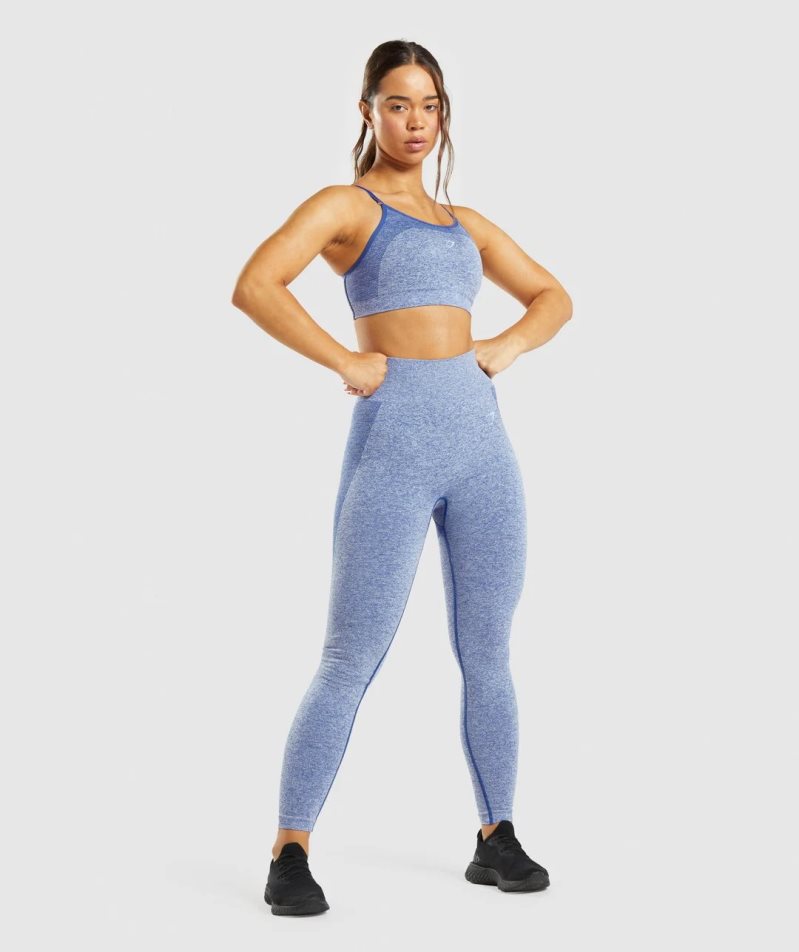 Women's Gymshark Flex High Waisted Leggings Blue | NZ 8GUYHZ